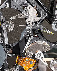 Physically destroying a hard drive makes any data 100% irretrievable