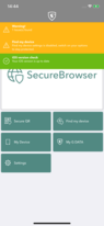 G DATA Mobile Security iOS notificação G DATA Mobile Security iOS notificação