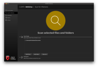 G DATA Antivirus Mac verificar arquivos G DATA Antivirus Mac verificar arquivos