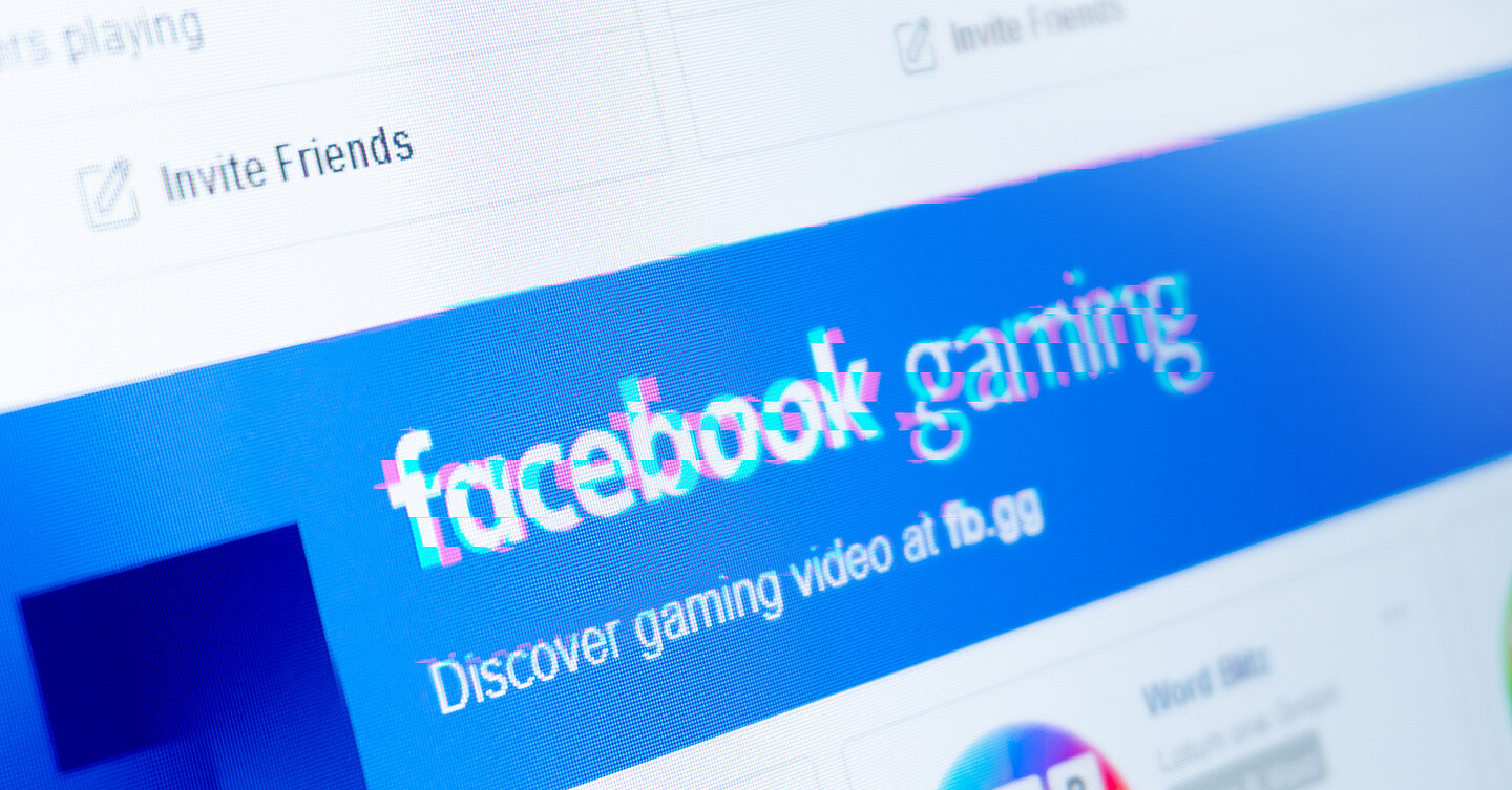 Facebook also has a dedicated games platform (image: G DATA)