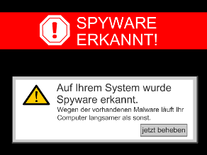 Top German Article 2016: Potentiell Unerwünschte Programme: Viel mehr als nur nervig Screenshot of a scareware, a potentially unwanted program (PUP)