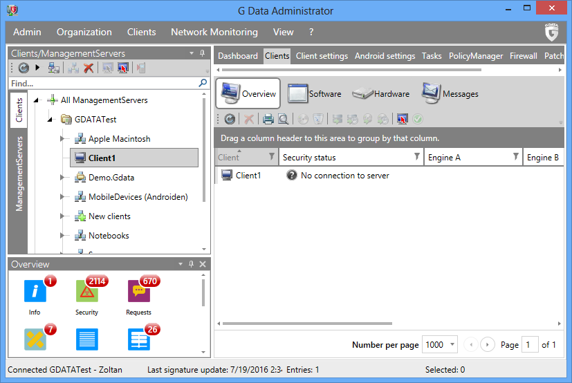 How to install the G DATA Security Client for Windows