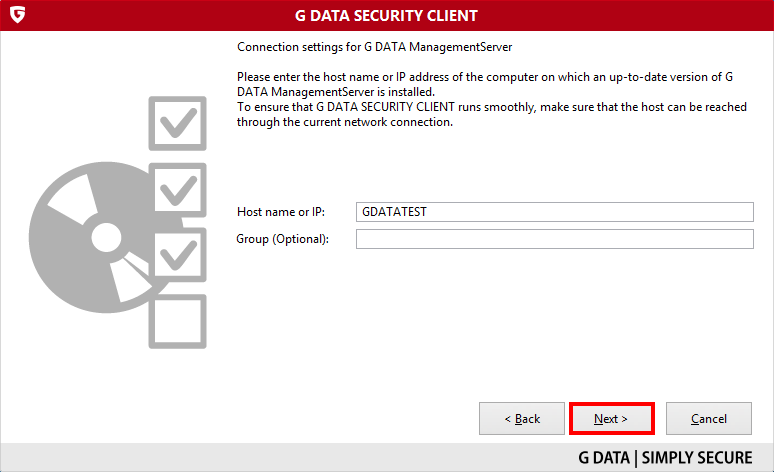 How to install the G DATA Security Client for Windows