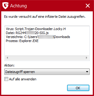 Locky JScript detection Locky JScript detection