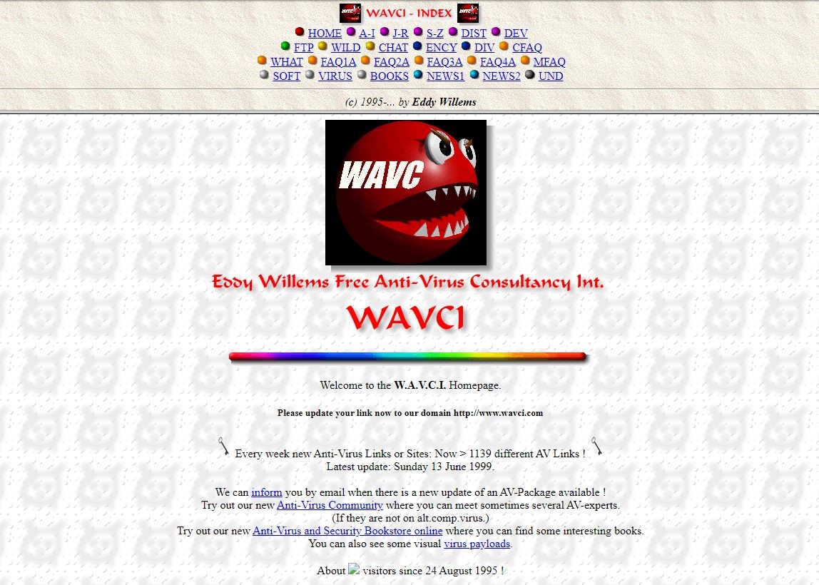 Old website Eddy Willems (WAVCi.com - 1999) by archive.org Old website Eddy Willems (WAVCi.com - 1999) by archive.org