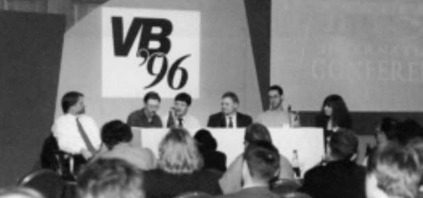 VB Conference 1996 ending panel session by Virus Bulletin